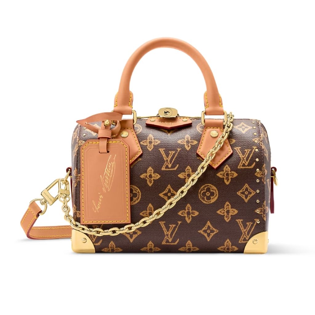 Louis Vuitton Speedy Trunk 30 Brown Monogram 30Cm M28102