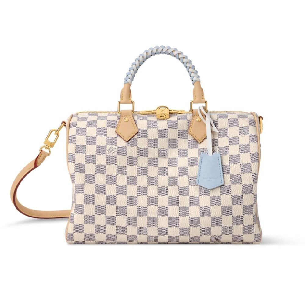 Louis Vuitton Speedy Soft Damier Azur Gray 30cm N40908