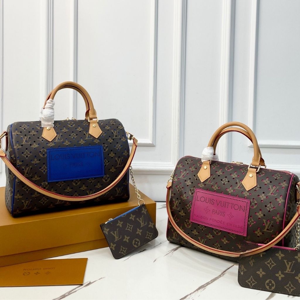 Louis Vuitton Speedy Soft 30 Neon Blue Tag 30Cm M29143 - Image 5