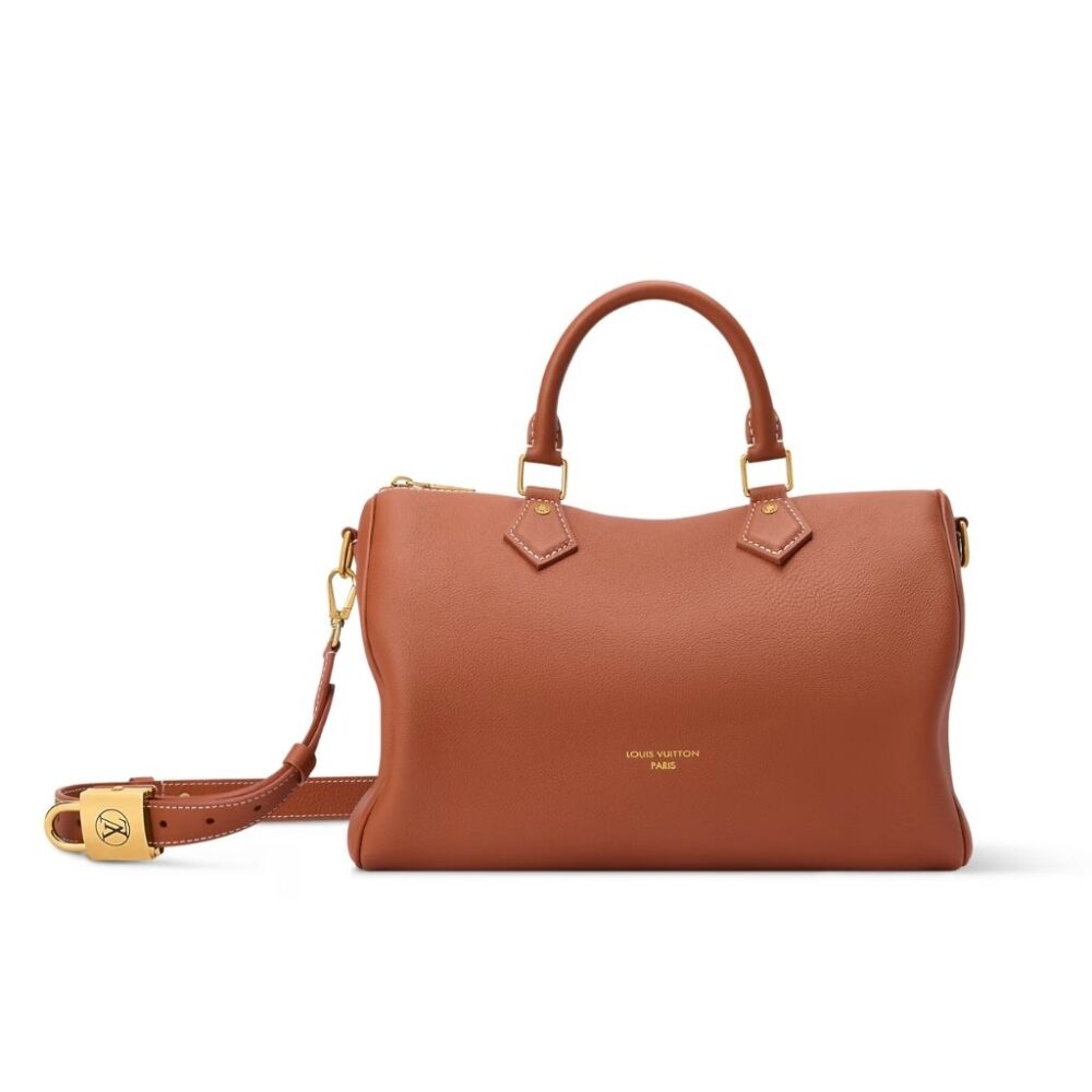 Louis Vuitton Low Key Speedy Soft 30 Light Brown 21Cm M24892