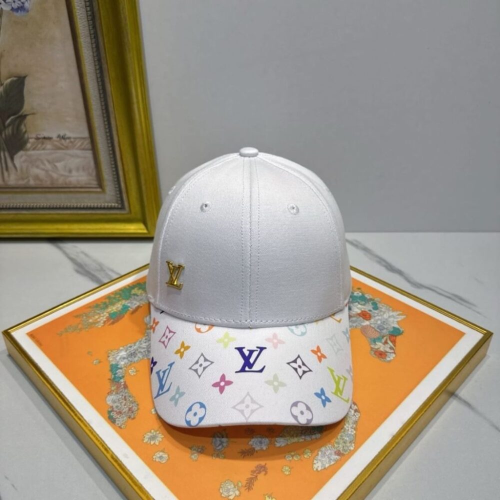 Alternative view of Louis Vuitton x Takashi Murakami Get Ready Cap White Multi-Colored M5458M