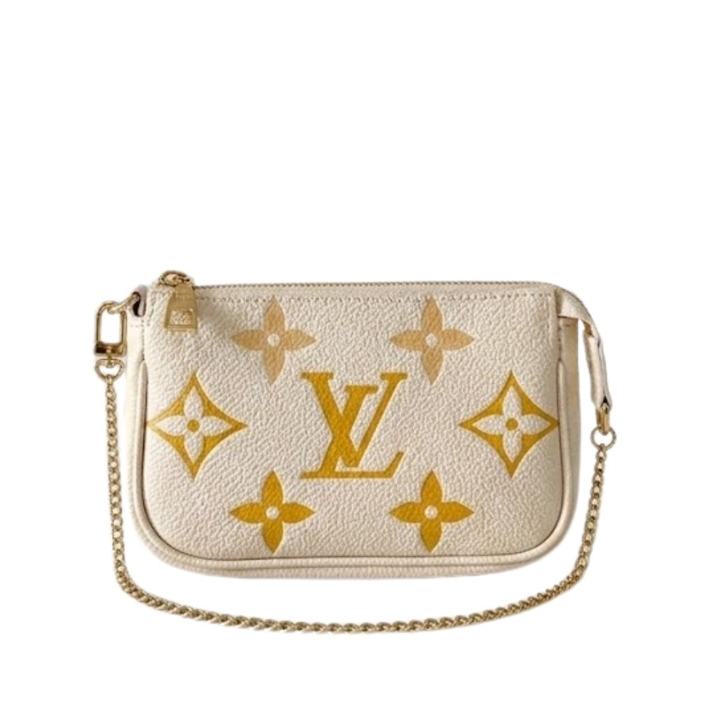 Louis Vuitton Mini Pochette Accessoires Yellow Multi-Colored 15.5Cm