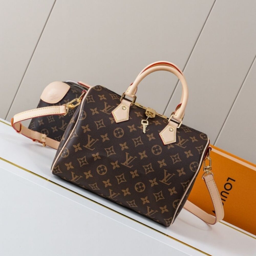 Alternative view of Louis Vuitton Speedy Bandouliere 25 Brown 25Cm M46977