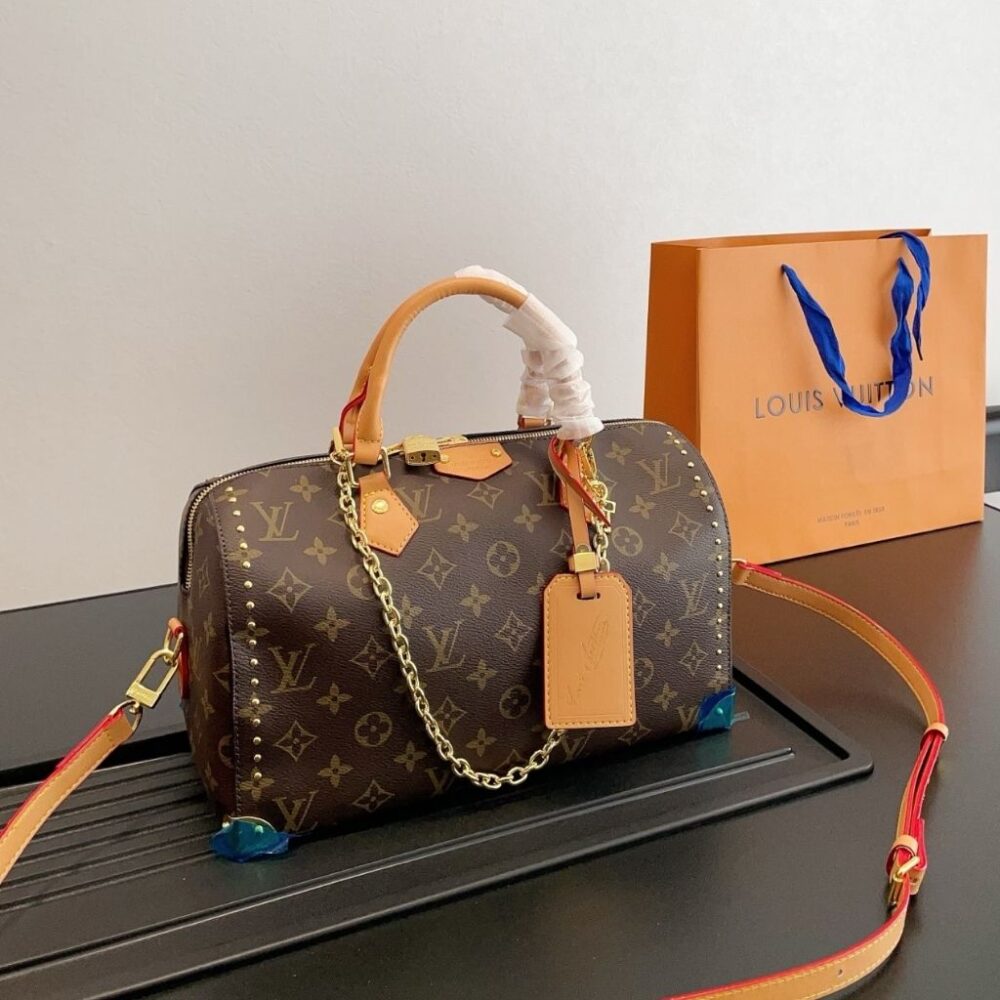 Alternative view of Louis Vuitton Speedy Trunk 30 Brown Monogram 30Cm M28102