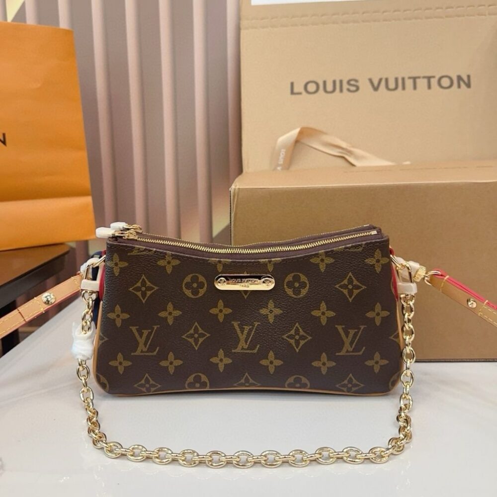 Alternative view of Louis Vuitton Pochette Felicie Liv Monogram Brown 25cm M83008