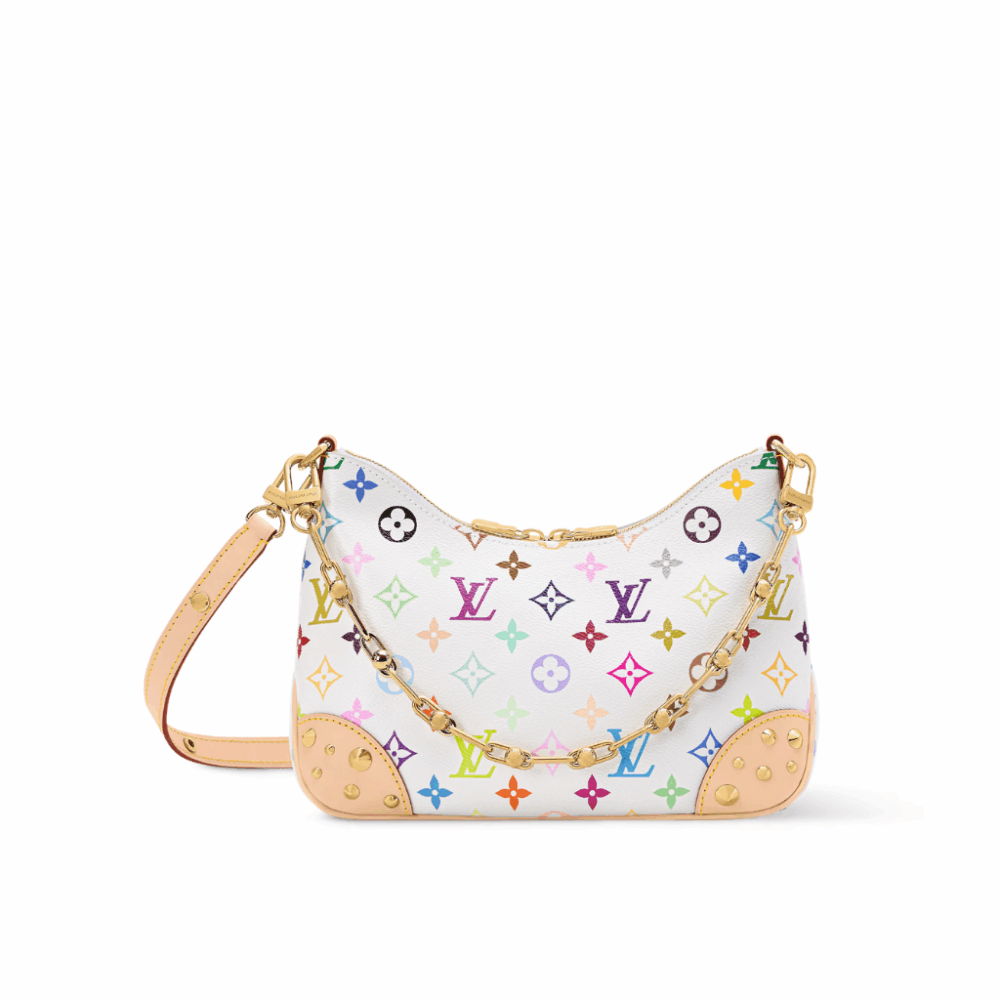 Louis Vuitton x Takashi Murakami Boulogne PM White 29cm M27790