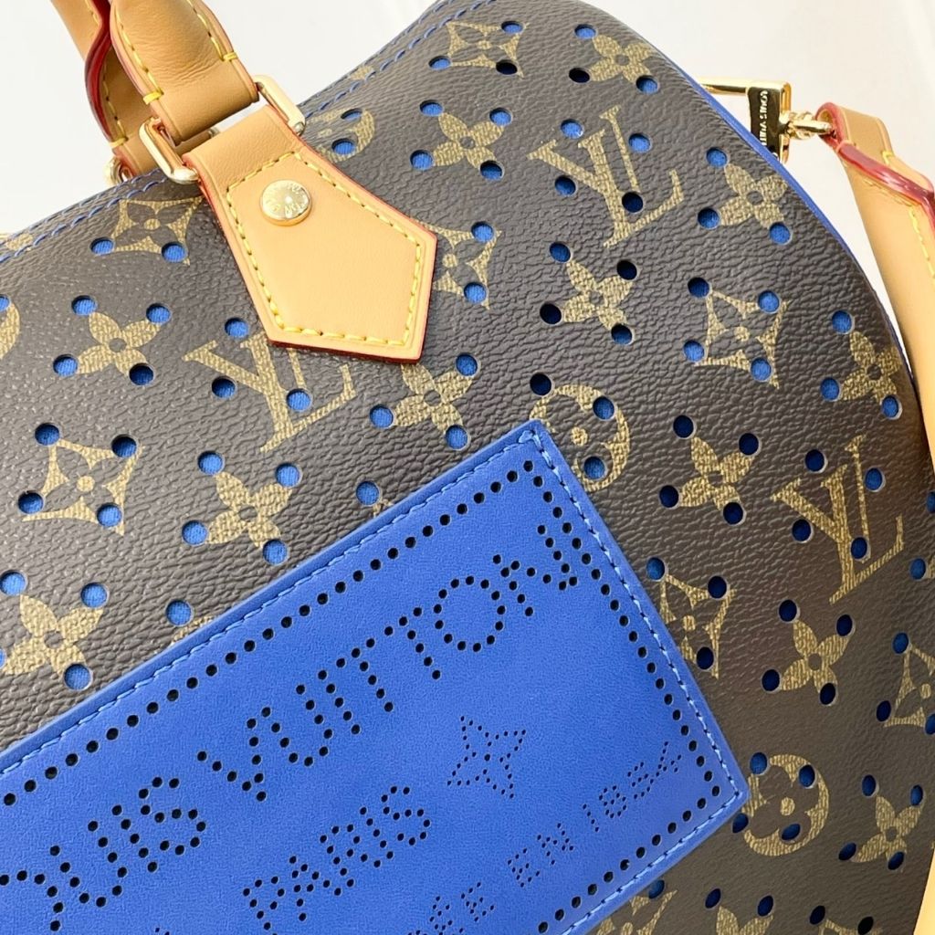 Louis Vuitton Speedy Soft 30 Neon Blue Tag 30Cm M29143 - Image 3