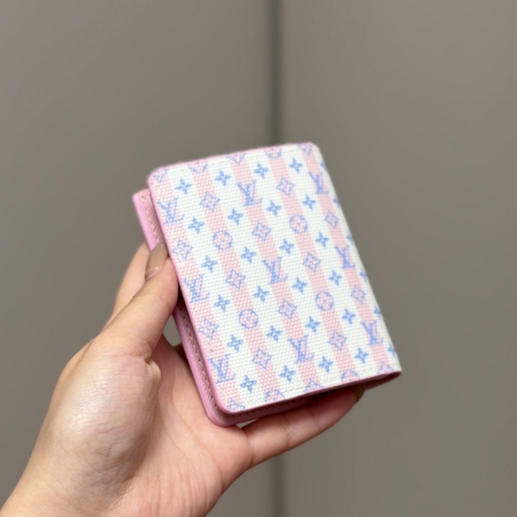 Louis Vuitton LV Charms Pocket Wallet LV Stamp Collection Blue 9Cm M29058 - Image 3