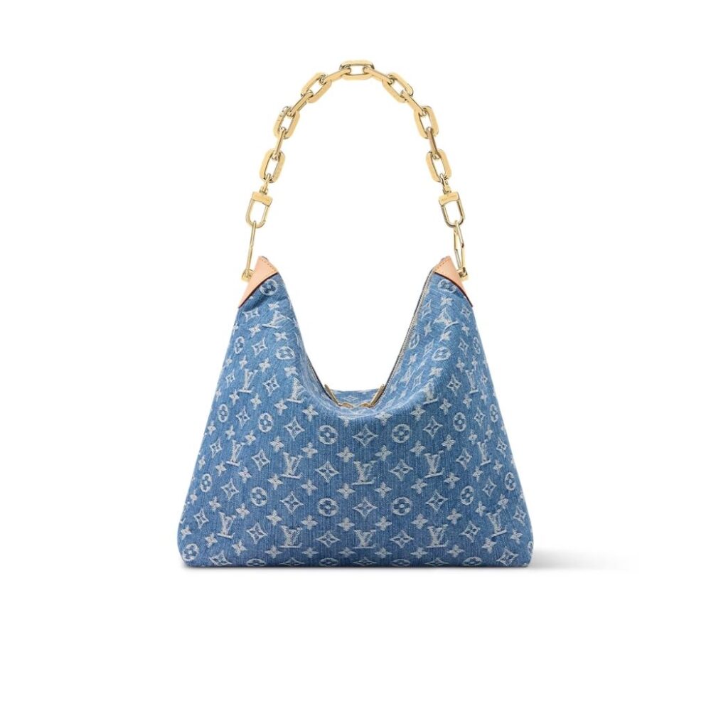 Louis Vuitton Coussin Hobo MM Blue Denim 34Cm M28331