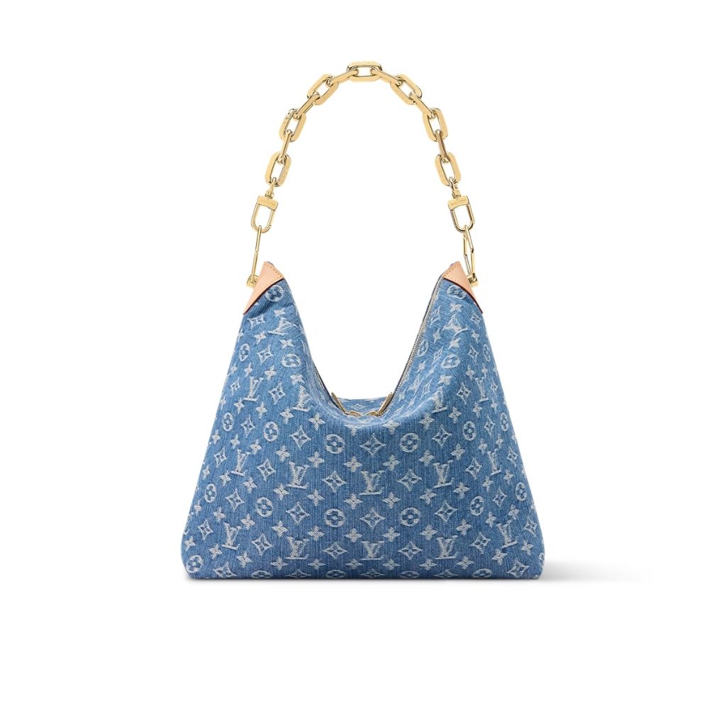 Louis Vuitton Coussin Hobo MM Blue Denim 34Cm M28331