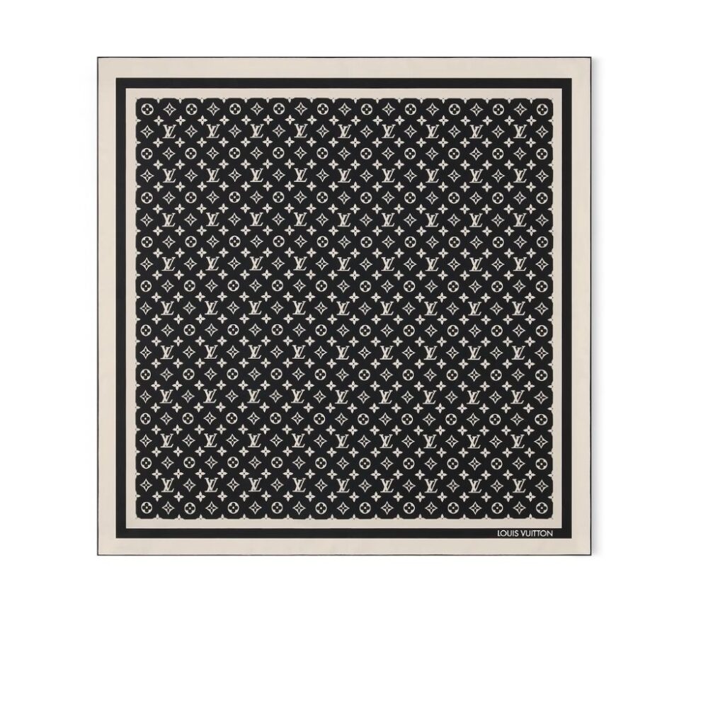 Louis Vuitton Monogram Silhouette Black 180Cm M97189