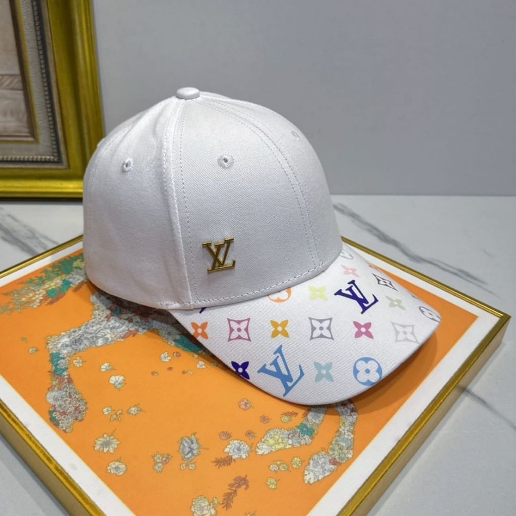 Louis Vuitton x Takashi Murakami Get Ready Cap White Multi-Colored M5458M - Image 6