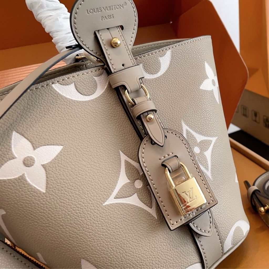 Louis Vuitton All In BB Gray Monogram Empreinte Leather 16Cm M13045 - Image 4