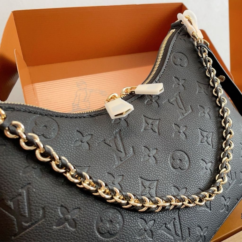 Louis Vuitton Boulogne PM Black Monogram Empreinte Leather 26Cm M12930 - Image 4