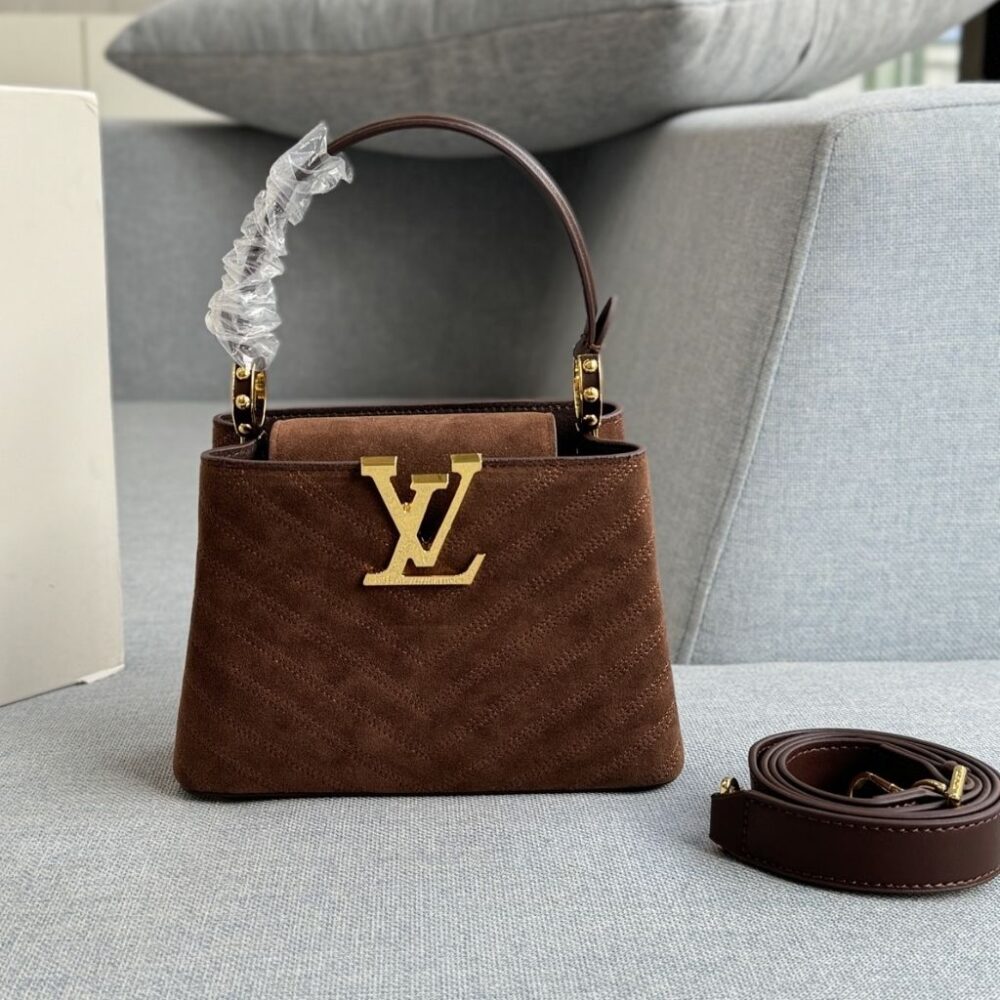Alternative view of Louis Vuitton Capucines Mini Dark Brown 20Cm M25485
