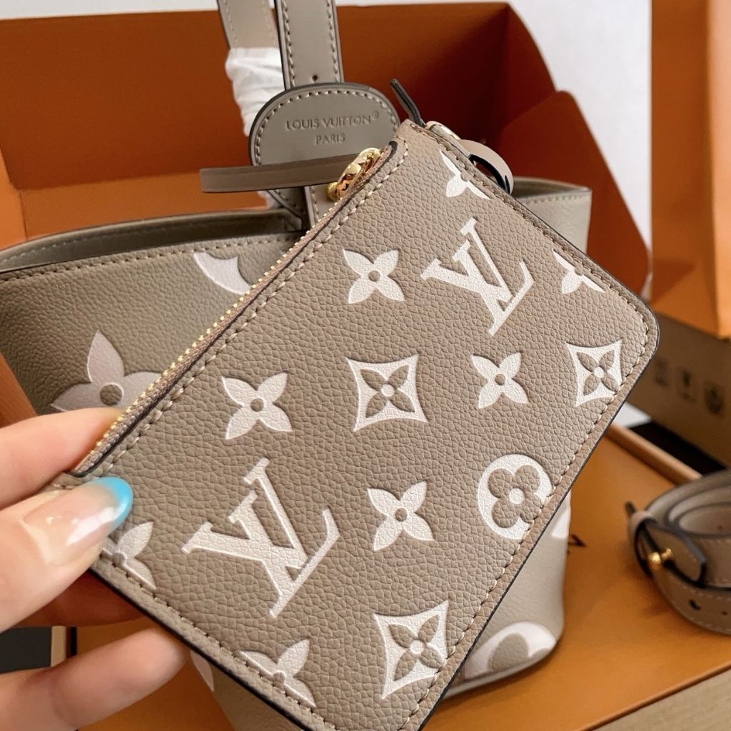 Louis Vuitton All In BB Gray Monogram Empreinte Leather 16Cm M13045 - Image 5