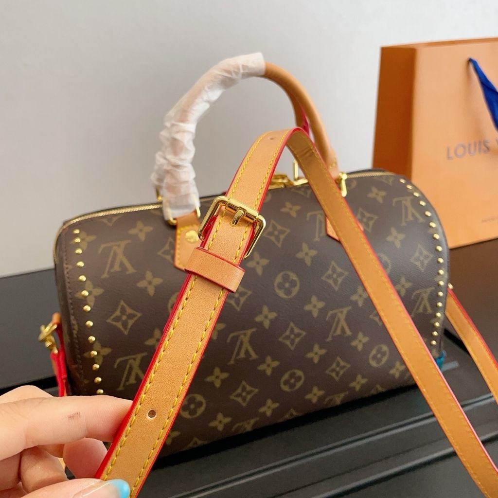 Louis Vuitton Speedy Trunk 30 Brown Monogram 30Cm M28102 - Image 5