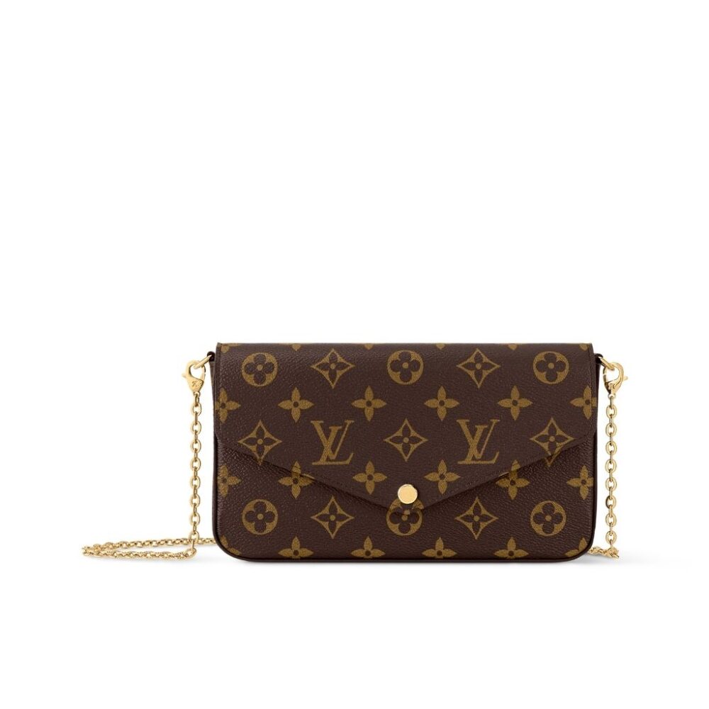 Louis Vuitton Pochette Felicie Monogram Brown 21cm M81896