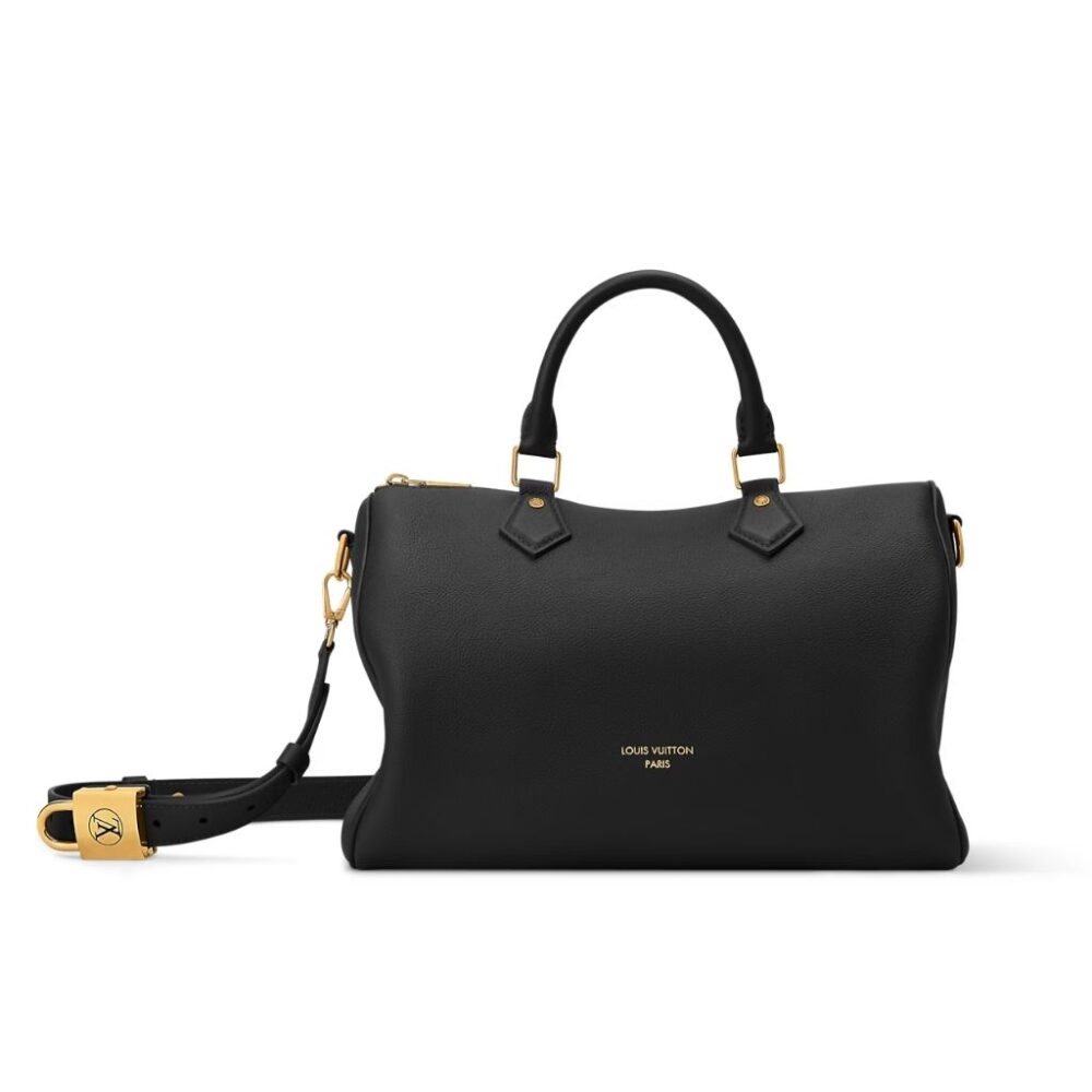 Louis Vuitton Low Key Speedy Soft 30 Black 21Cm M24891