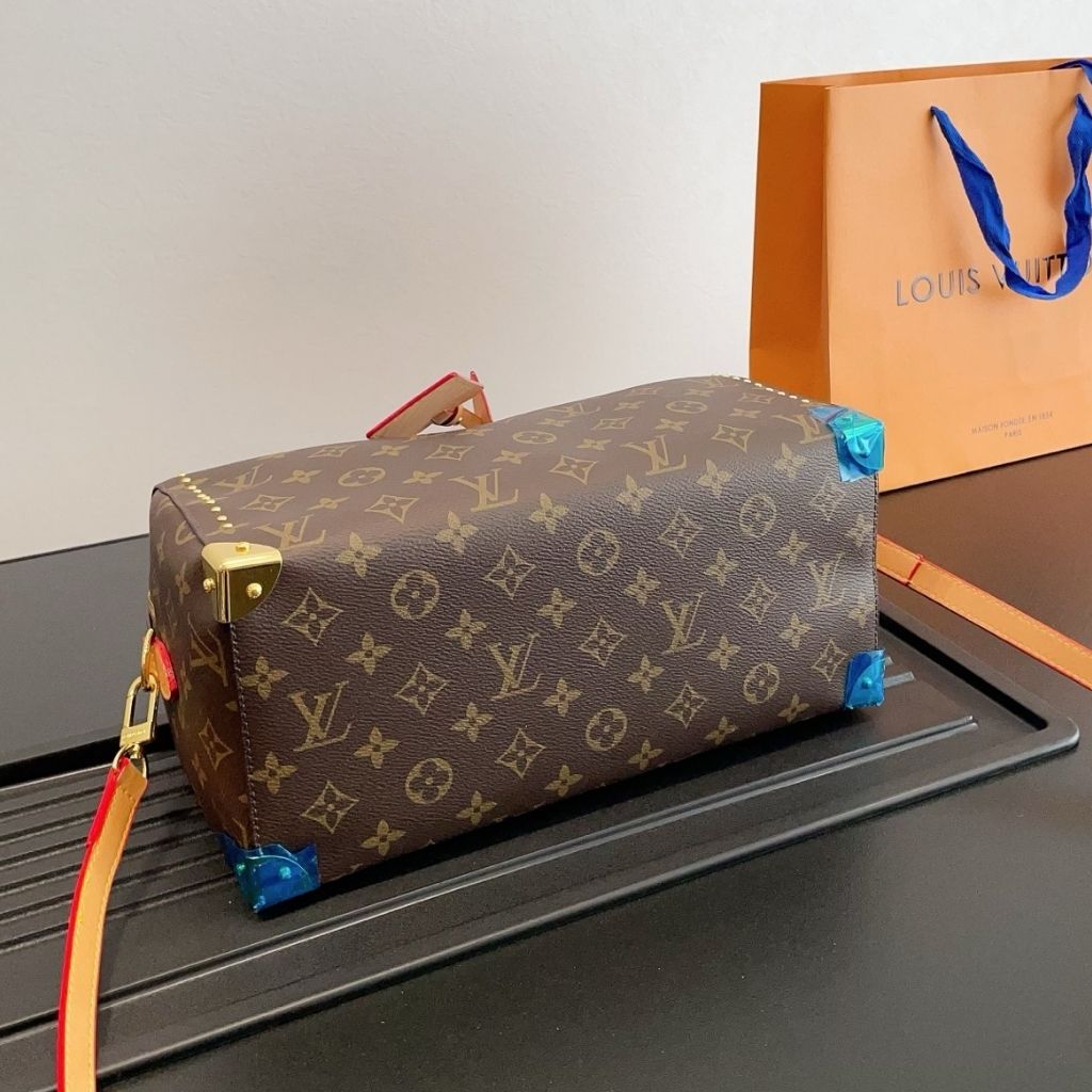Louis Vuitton Speedy Trunk 30 Brown Monogram 30Cm M28102 - Image 6