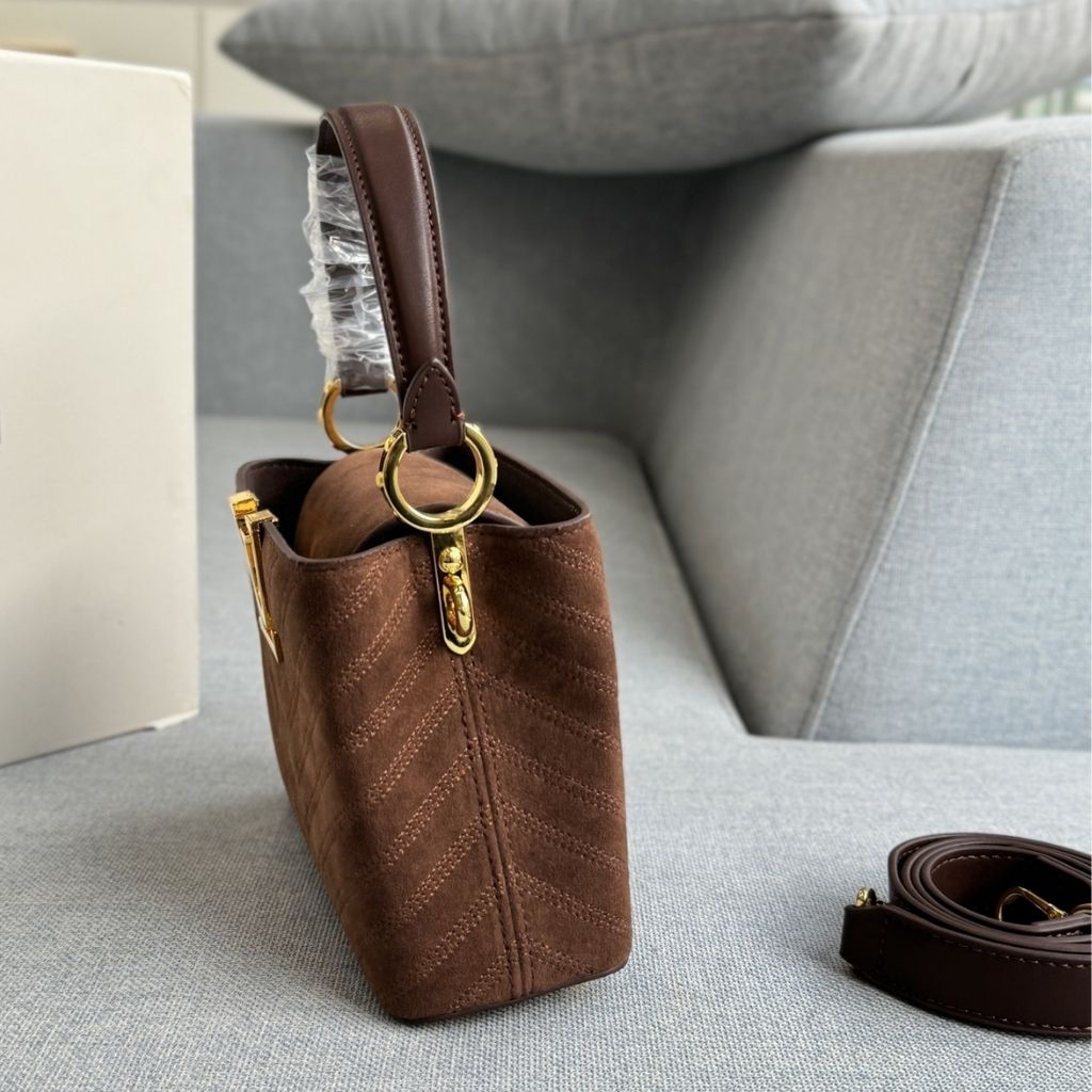 Louis Vuitton Capucines Mini Dark Brown 20Cm M25485 - Image 7