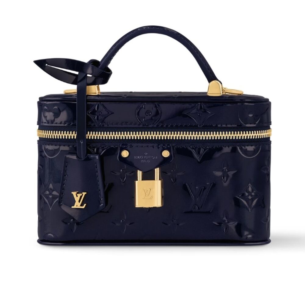 Louis Vuitton Vanity Chain Pouch Black Monogram 19Cm M13483
