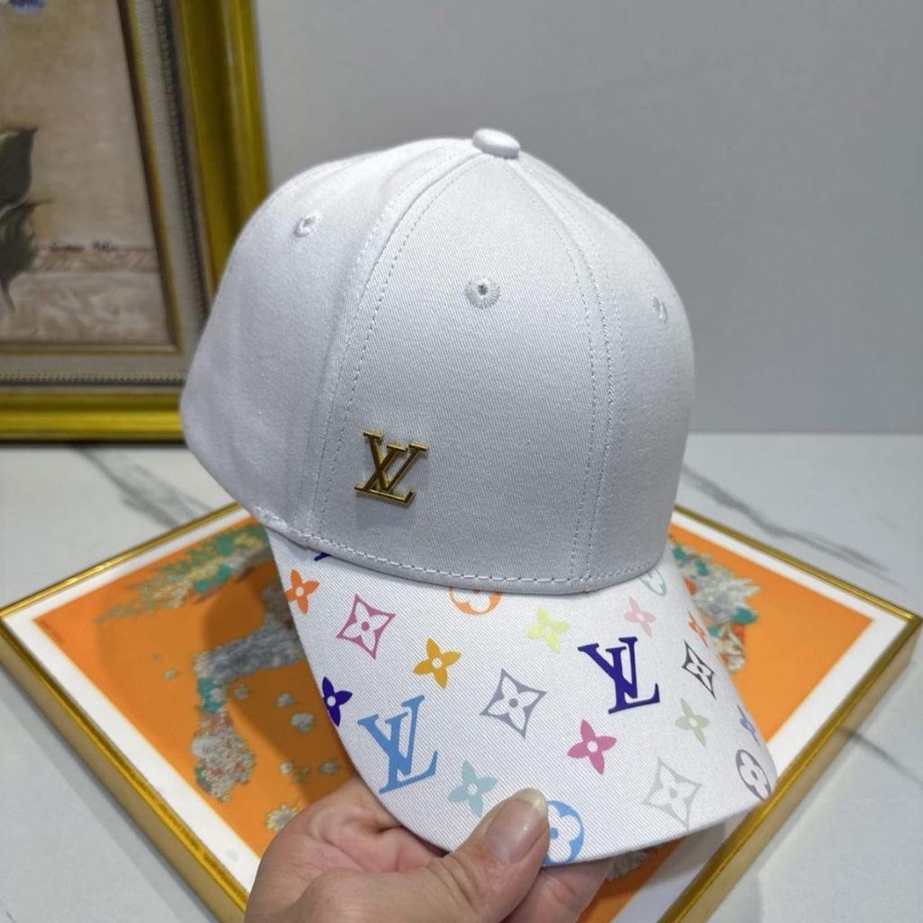 Louis Vuitton x Takashi Murakami Get Ready Cap White Multi-Colored M5458M - Image 5