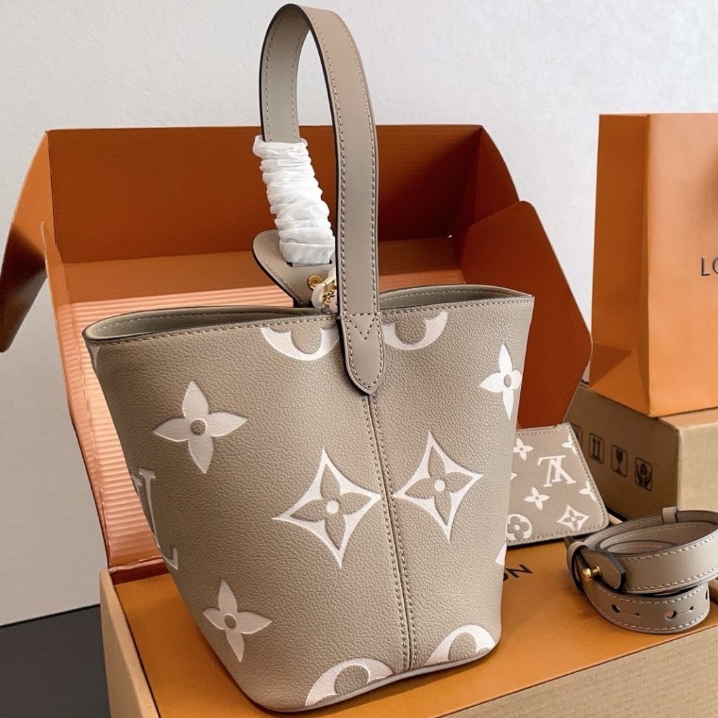 Louis Vuitton All In BB Gray Monogram Empreinte Leather 16Cm M13045 - Image 6