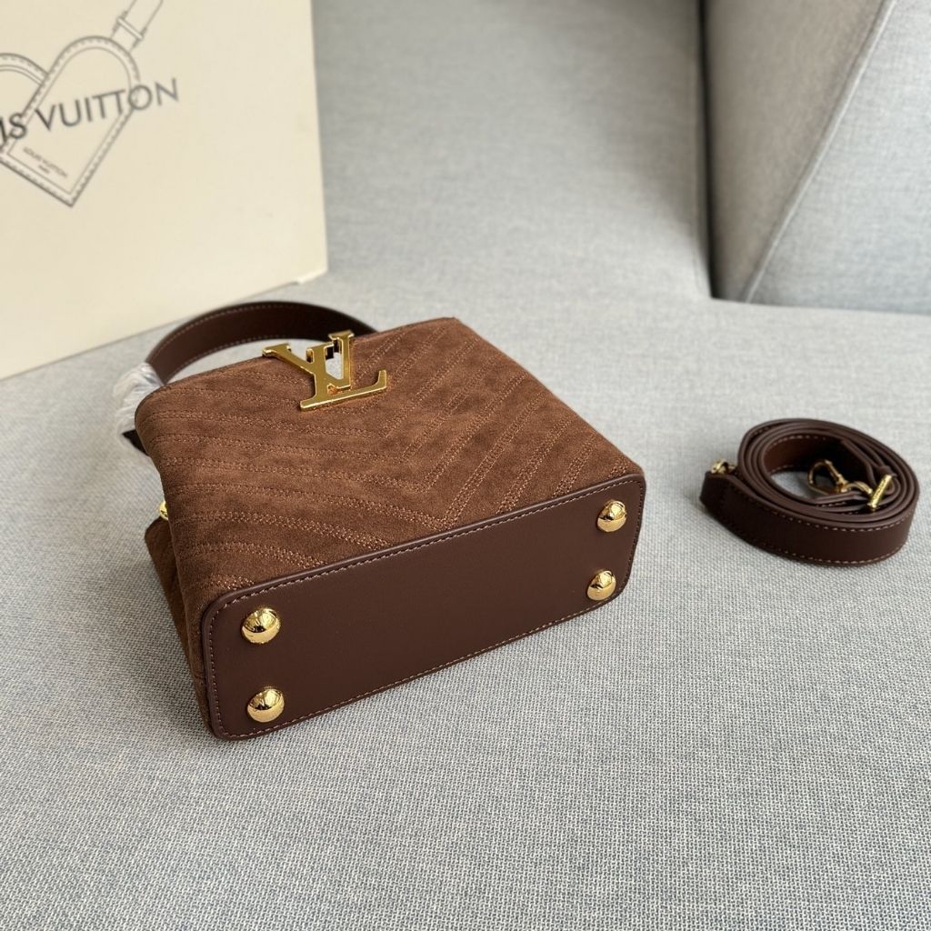 Louis Vuitton Capucines Mini Dark Brown 20Cm M25485 - Image 6