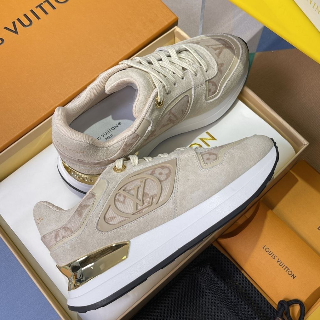 Louis Vuitton Flight Mode Neo Run Away Sneaker Beige 1AIEDU - Image 3
