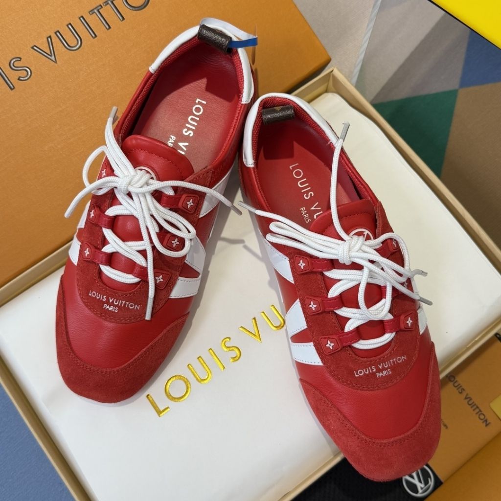 Louis Vuitton LV Sneakerina Red 1A00ML - Image 2