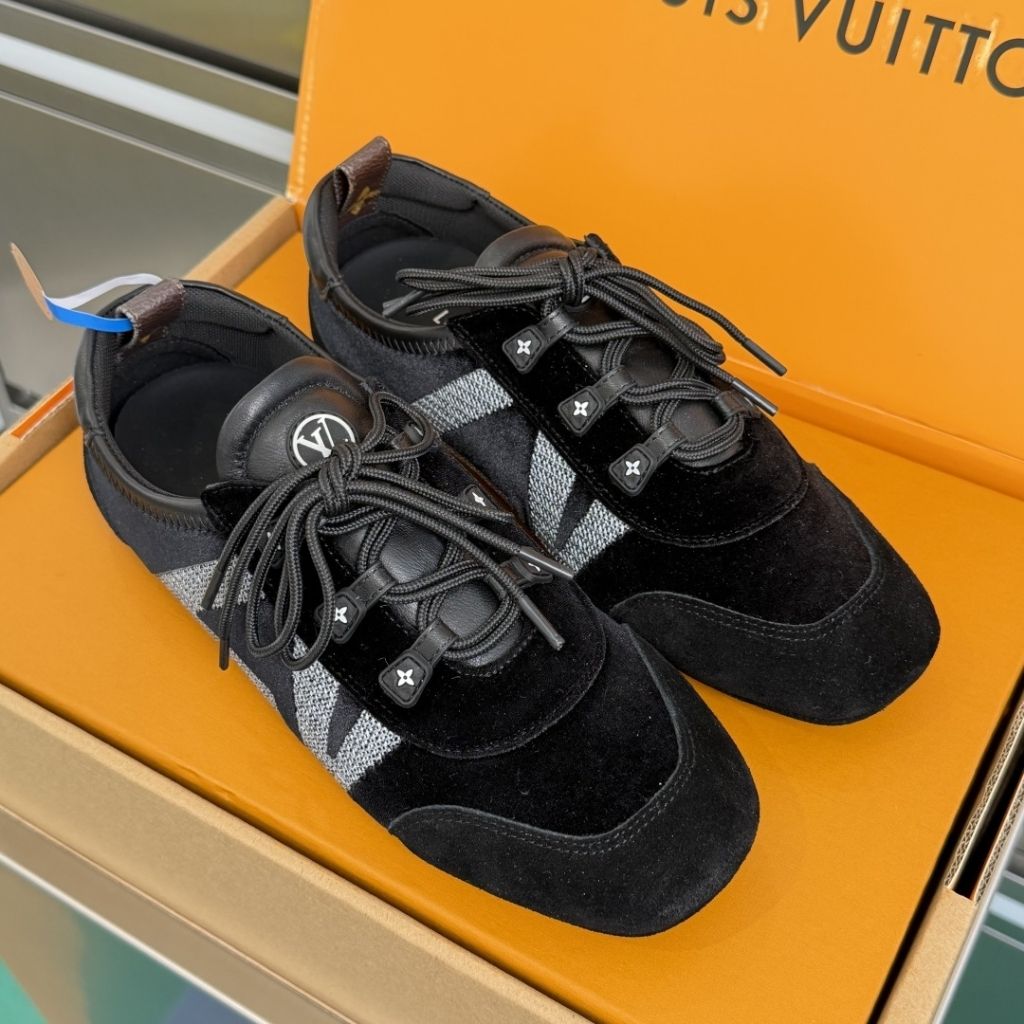 Louis Vuitton LV Sneakerina Silver Black 1AIVGH - Image 2