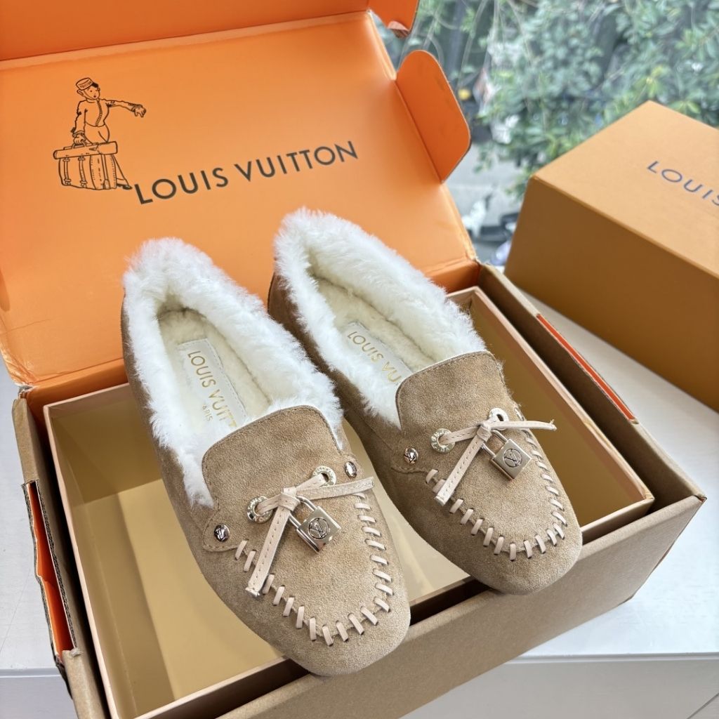 Louis Vuitton LV Ski Flore Car Shoe Beige 1AITV5 - Image 3