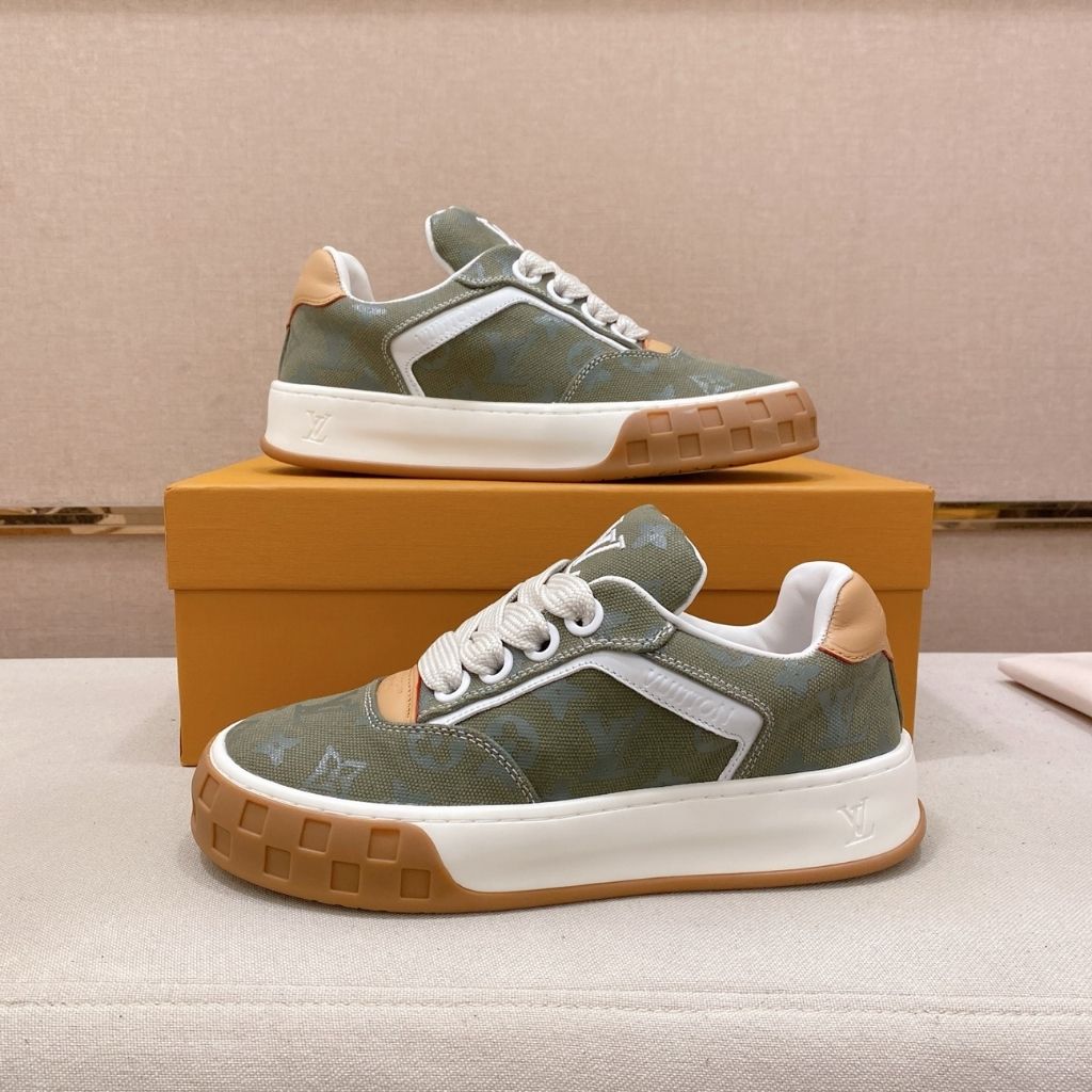 Louis Vuitton LV Tilted Sneaker Green 1AJAMA - Image 3