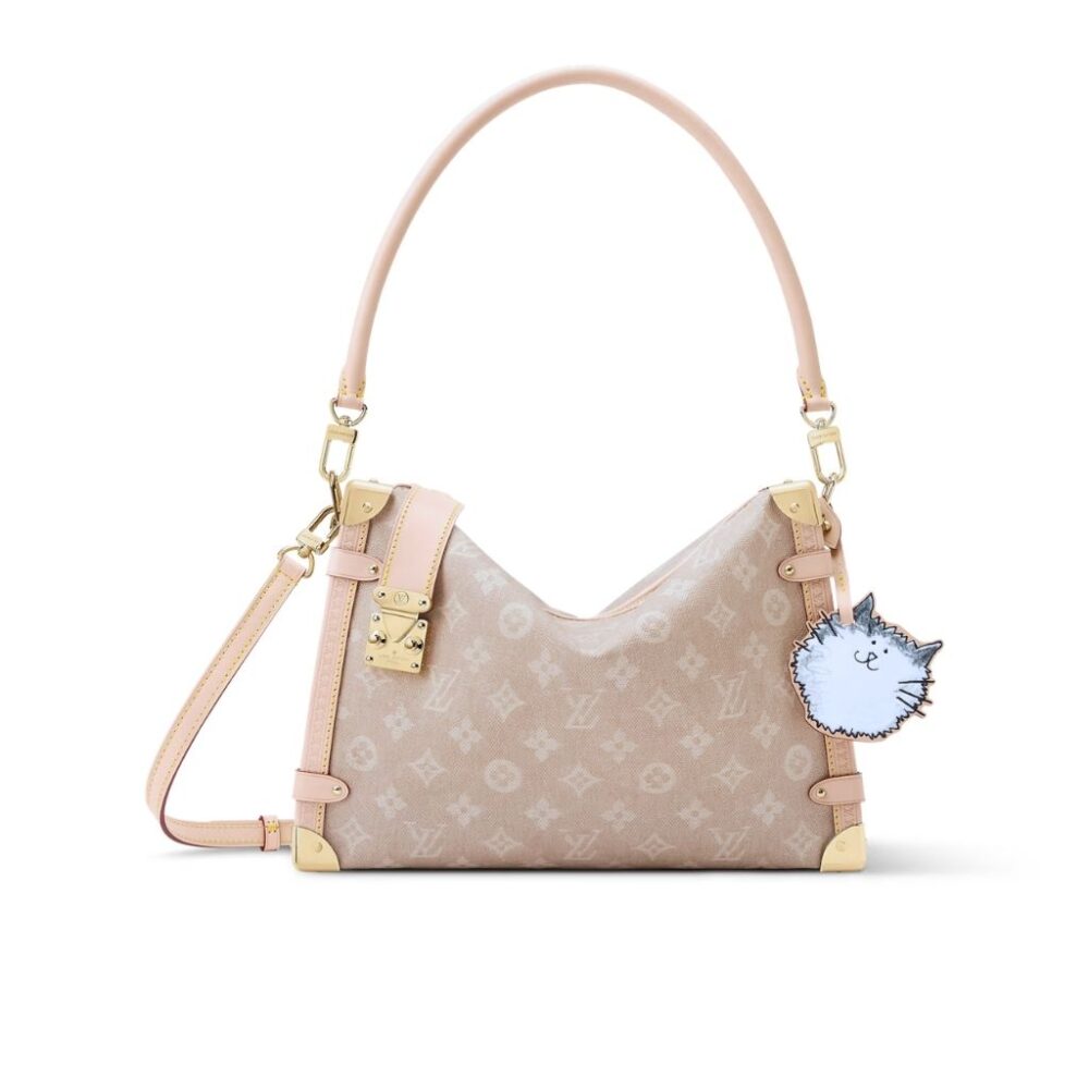 Louis Vuitton Travels With Grace Coddington Side Trunk MM Gray 24Cm M15154