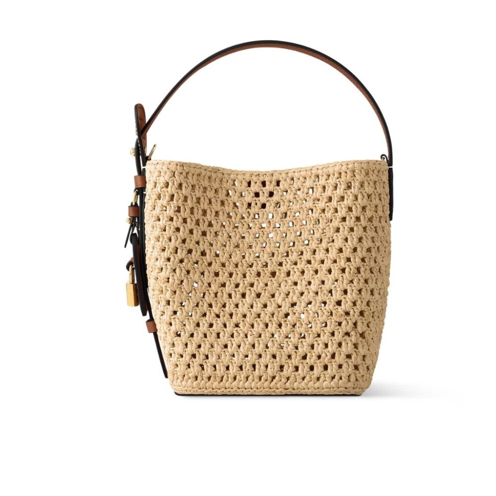 Louis Vuitton All In BB Raffia Brown 16Cm M14217