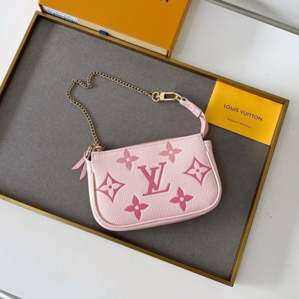 Alternative view of Louis Vuitton Mini Pochette Accessoires Pink 15.5Cm