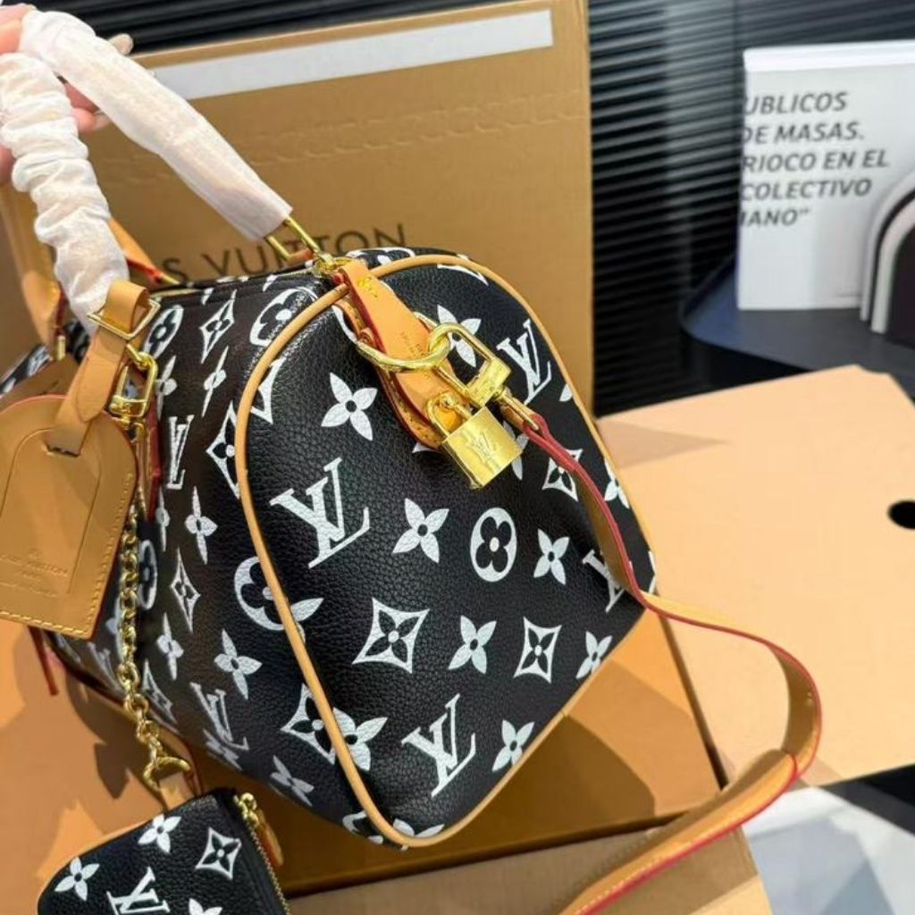 Prestige Edition - Louis Vuitton Speedy P9 30 Black Multi-Colored 30Cm N88229 - Image 5