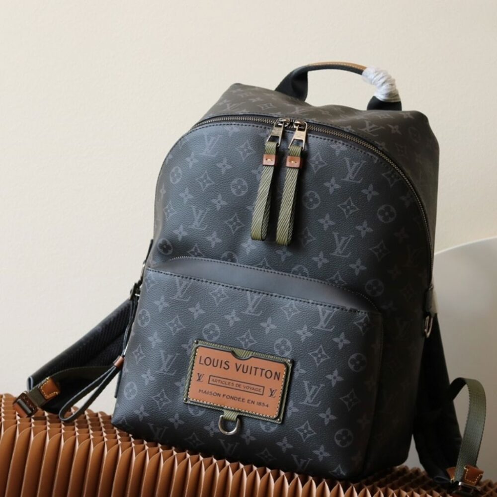 Alternative view of Louis Vuitton Discovery Cargo Backpack Black Monogram Eclipse 30Cm