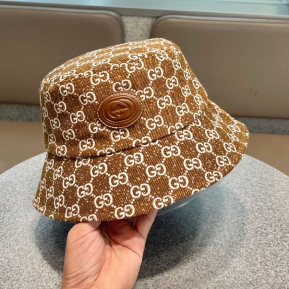 Alternative view of Gucci GG Canvas Bucket Hat Brown 748476 4HG62 4964