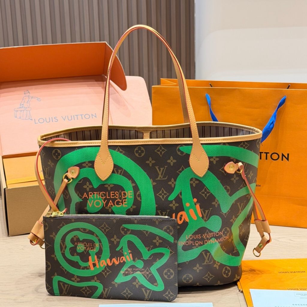Louis Vuitton Neverfull GM Hawaii Brown Monogram Tahitienne 39Cm - Image 4