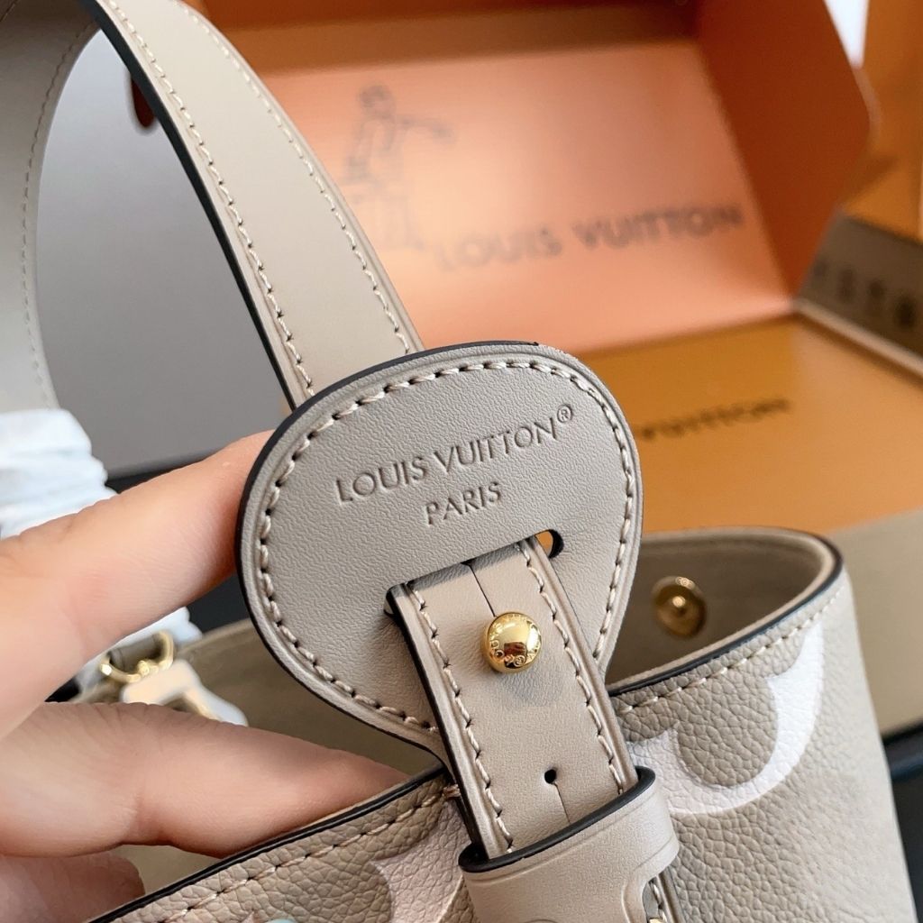 Louis Vuitton All In BB Gray Monogram Empreinte Leather 16Cm M13045 - Image 7