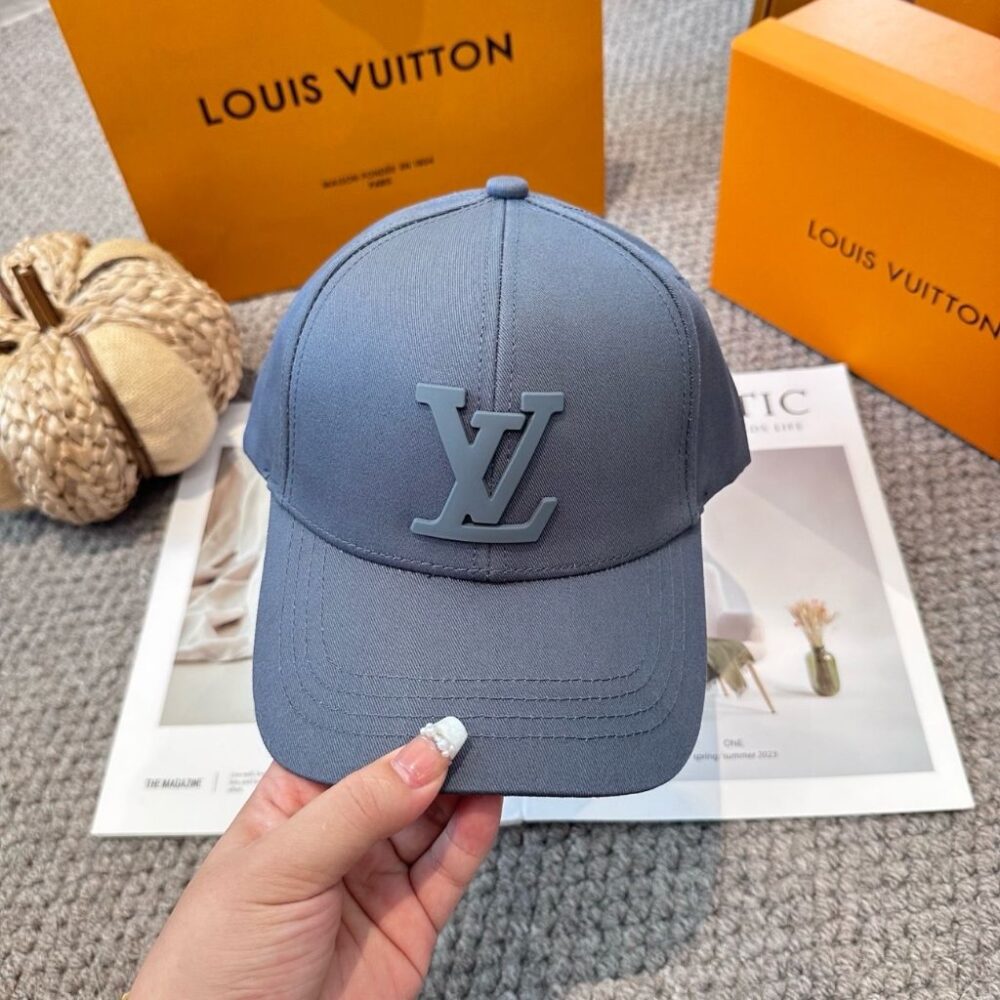Alternative view of Louis Vuitton Only LV Cap Blue M7955L