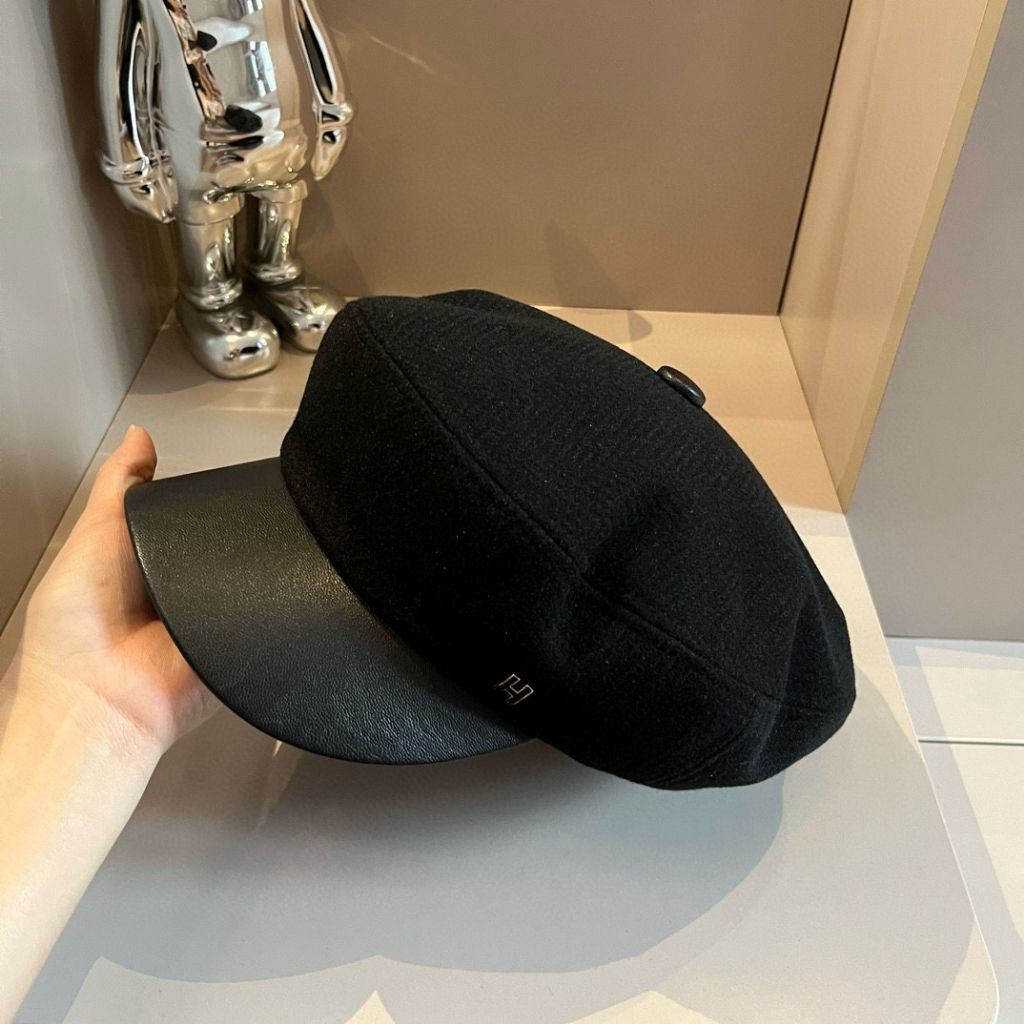 Hermes Vauban Charms H Logo Cap Black - Image 3
