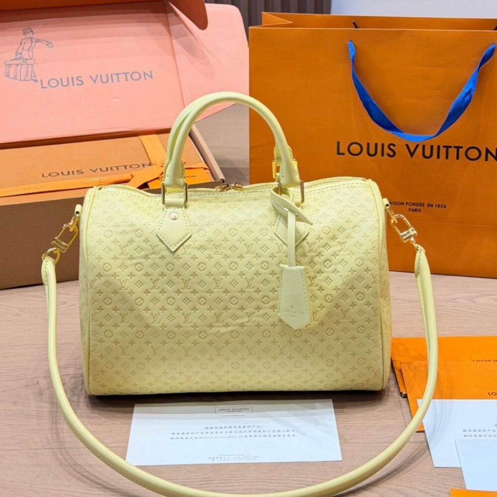 Alternative view of Louis Vuitton Speedy Soft 30 Yellow 30Cm