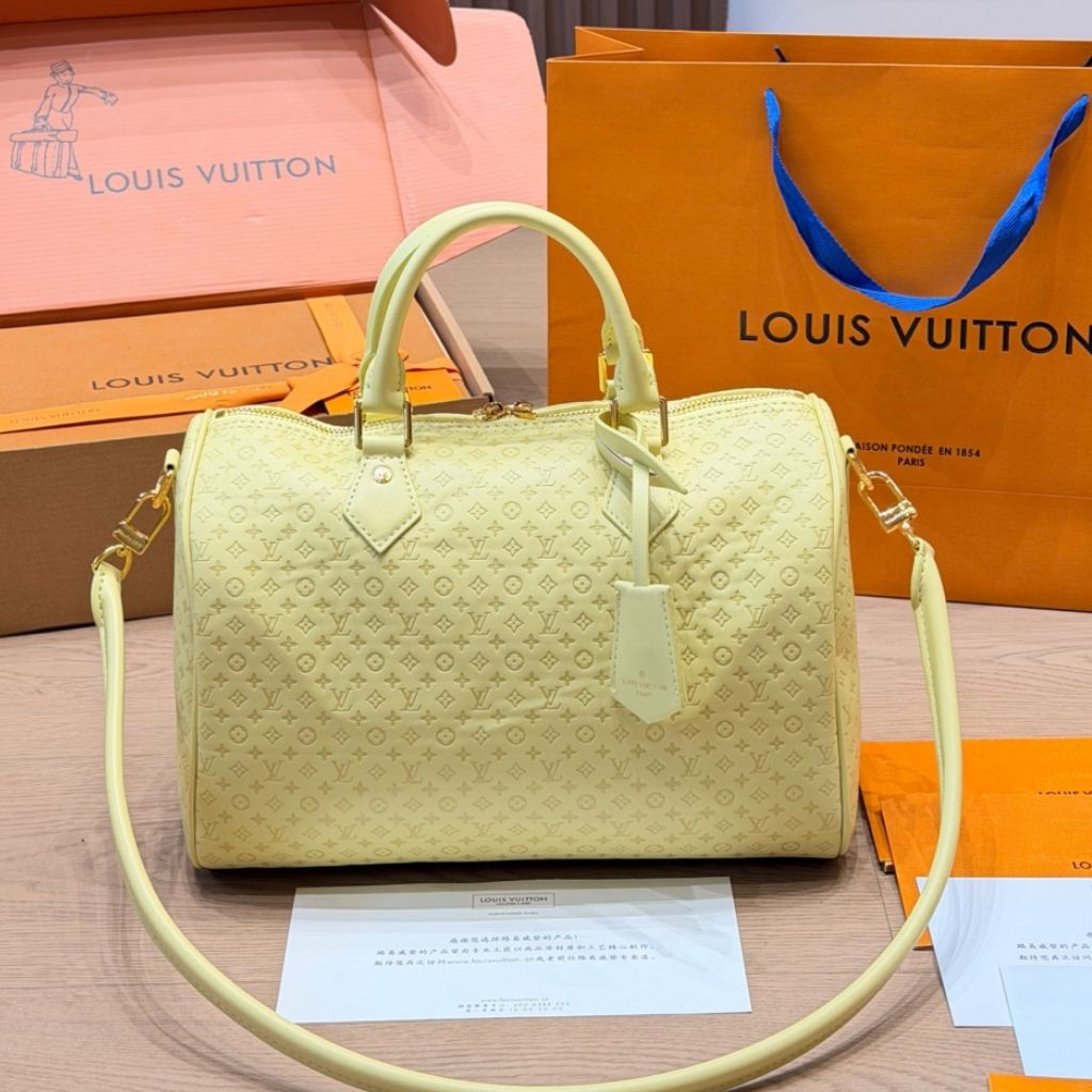 Louis Vuitton Speedy Soft 30 Yellow 30Cm - Image 2