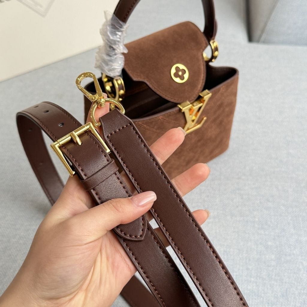 Louis Vuitton Capucines Mini Dark Brown 20Cm M25485 - Image 4