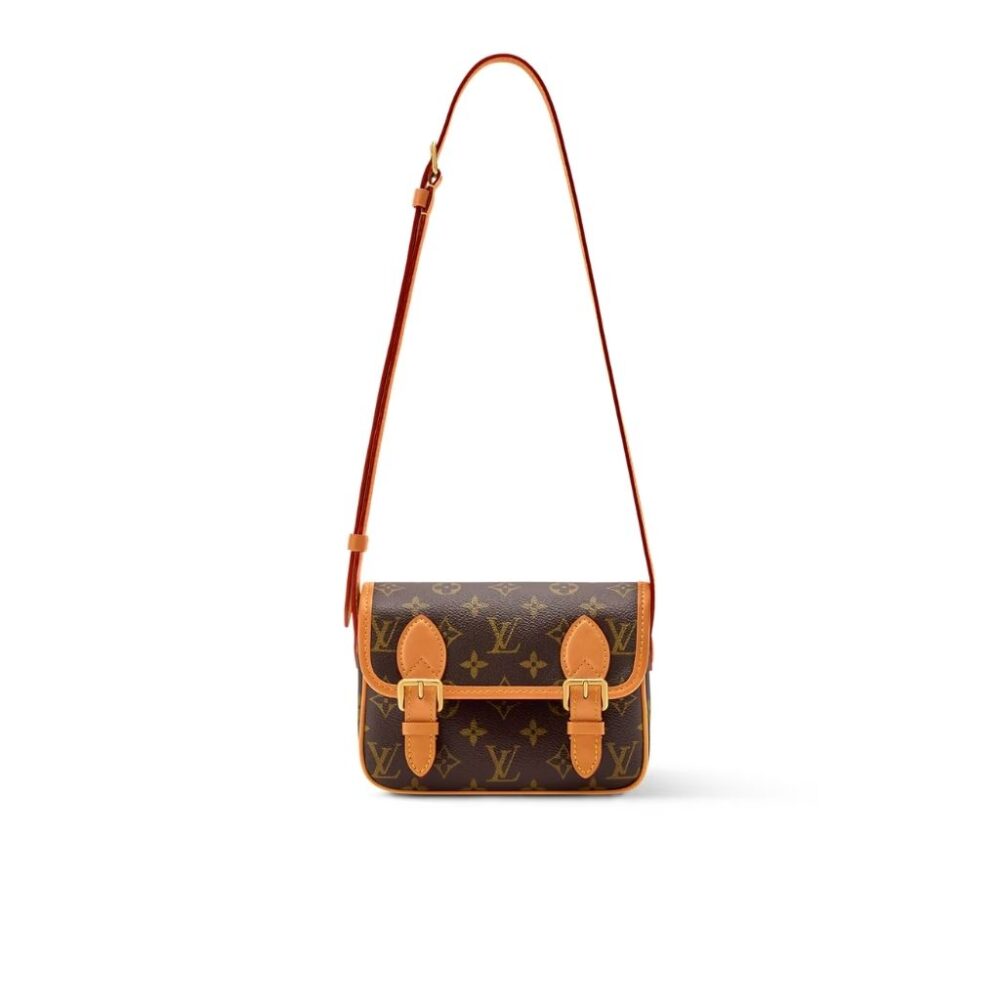 Louis Vuitton Satchel Wearable Wallet Dark Brown 19.5Cm M26805