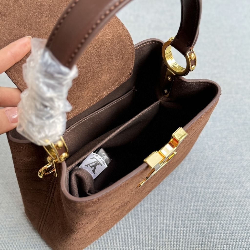 Louis Vuitton Capucines Mini Dark Brown 20Cm M25485 - Image 5