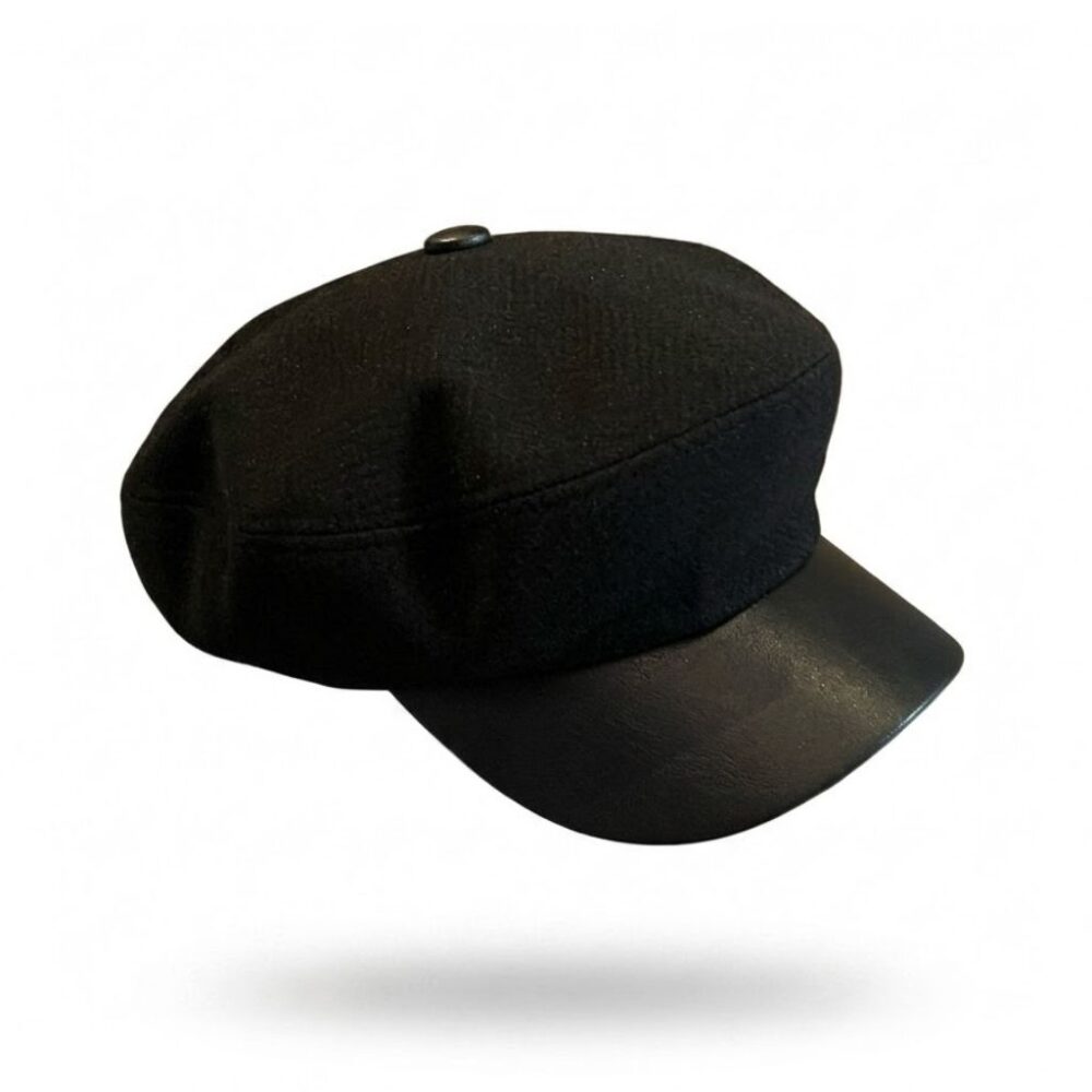 Hermes Vauban Charms H Logo Cap Black